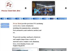 Tablet Screenshot of precisetalent.net